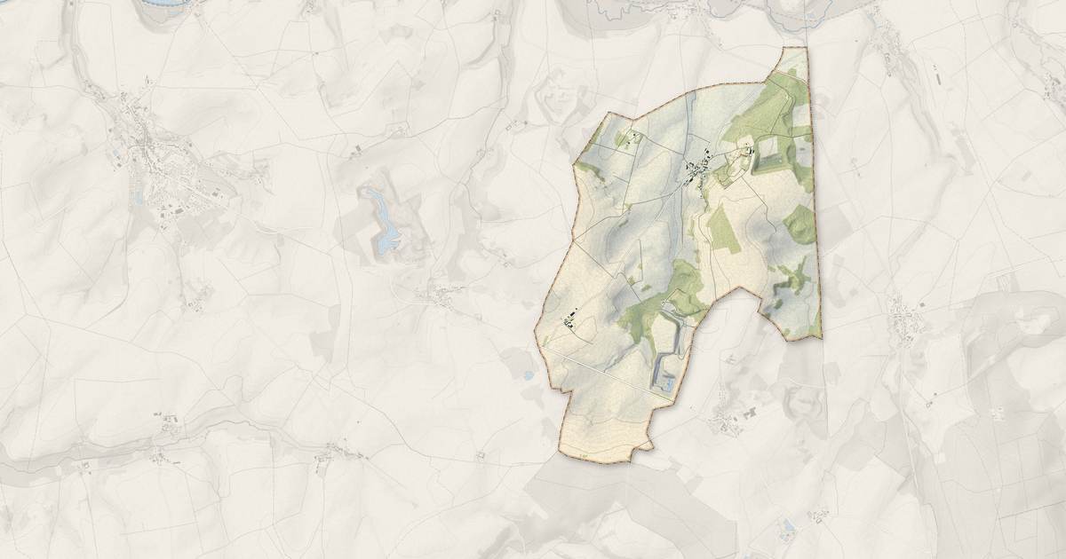 Portrait cartographique de La Croix-sur-Ourcq : relief, eau, forêts, bâti et voies, calculés à partir des données de l'IGN
