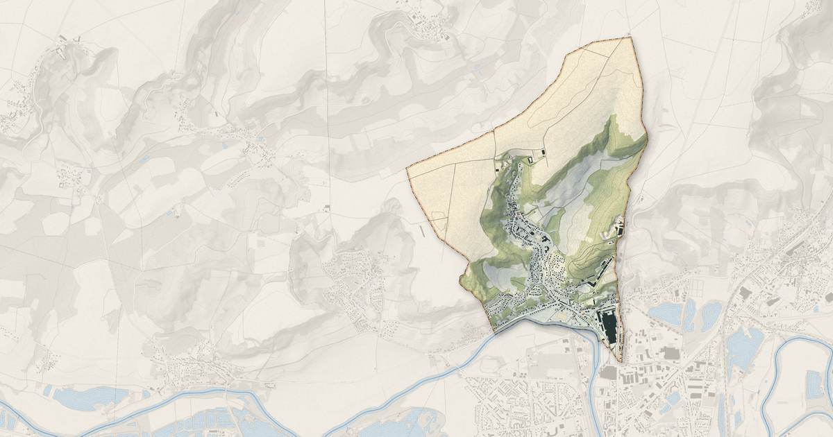 Portrait cartographique de Cuffies : relief, eau, forêts, bâti et voies, calculés à partir des données de l'IGN