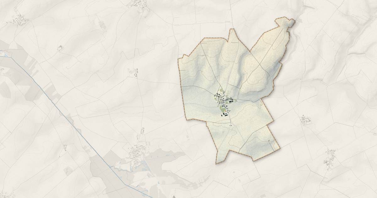 Portrait cartographique de Cuirieux : relief, eau, forêts, bâti et voies, calculés à partir des données de l'IGN