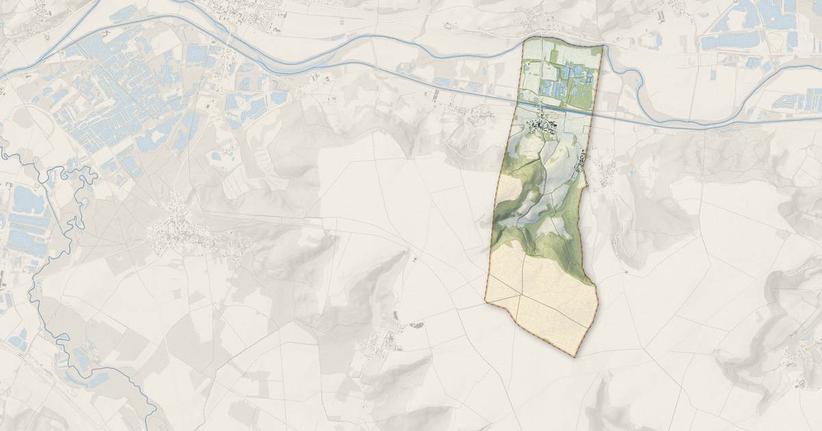 Portrait cartographique de Cys-la-Commune : relief, eau, forêts, bâti et voies, calculés à partir des données de l'IGN