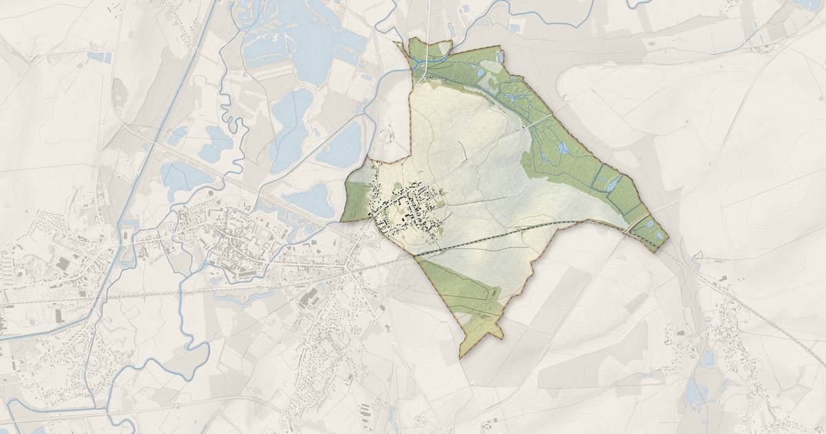 Portrait cartographique de Danizy : relief, eau, forêts, bâti et voies, calculés à partir des données de l'IGN