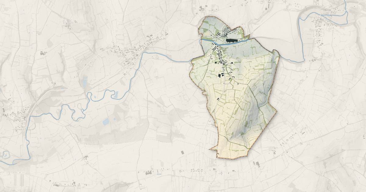 Portrait cartographique de Effry : relief, eau, forêts, bâti et voies, calculés à partir des données de l'IGN