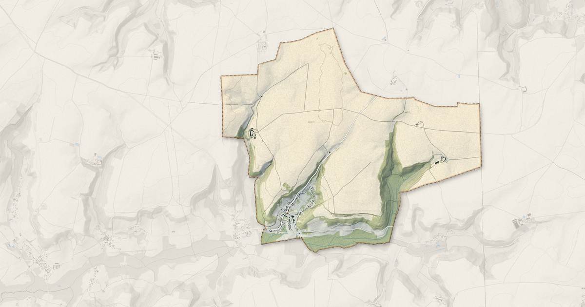 Portrait cartographique de Épagny : relief, eau, forêts, bâti et voies, calculés à partir des données de l'IGN
