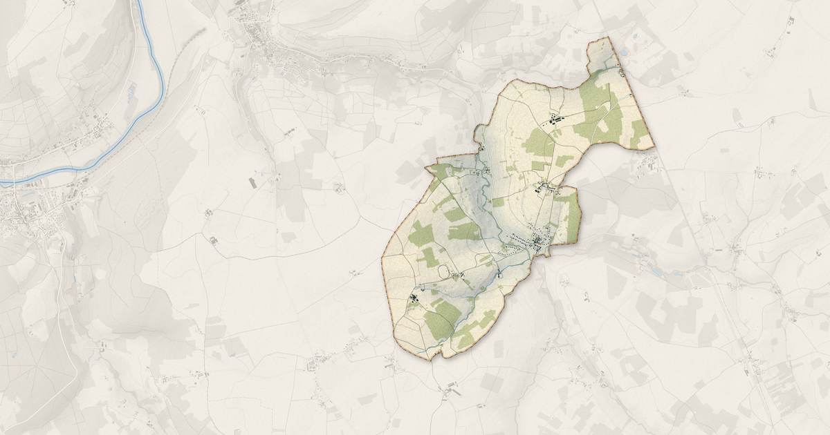 Portrait cartographique de Essises : relief, eau, forêts, bâti et voies, calculés à partir des données de l'IGN