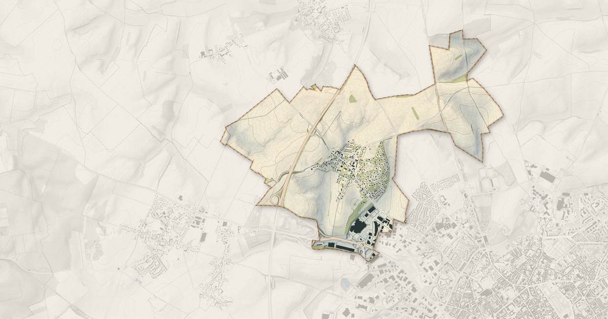 Portrait cartographique de Fayet : relief, eau, forêts, bâti et voies, calculés à partir des données de l'IGN