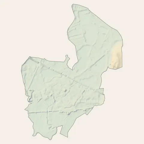 La Fère : relief