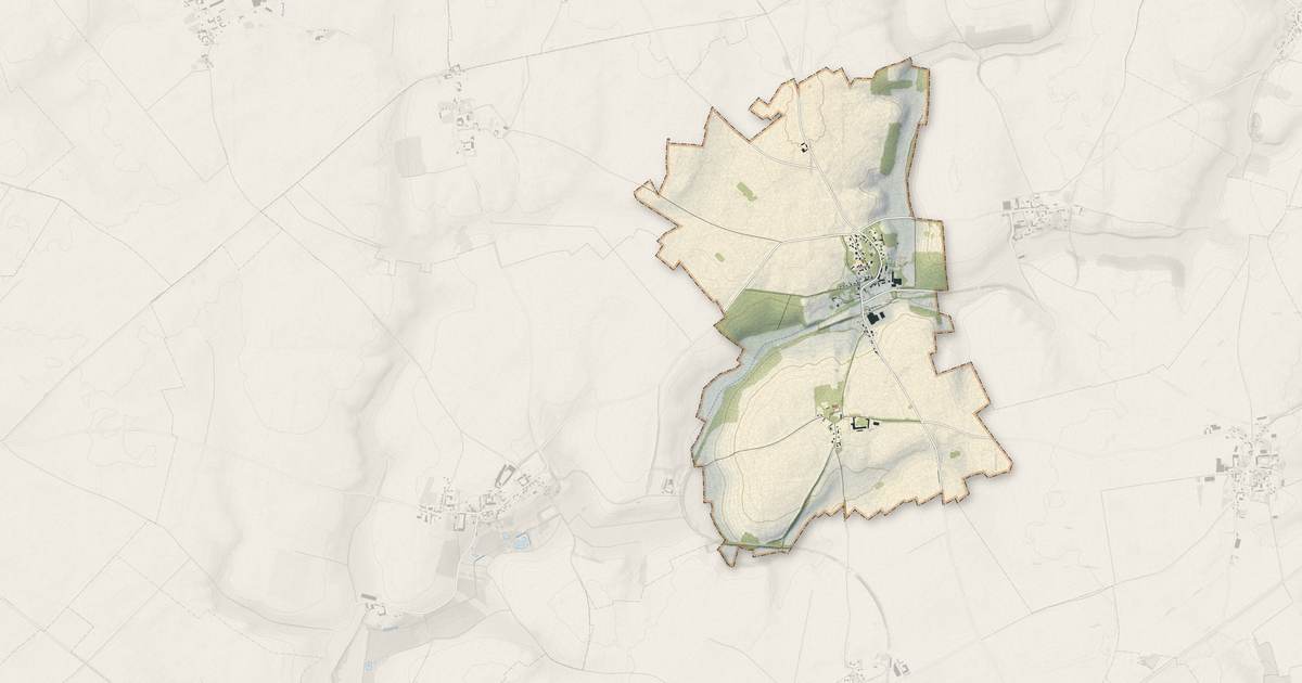 Portrait cartographique de Foreste : relief, eau, forêts, bâti et voies, calculés à partir des données de l'IGN