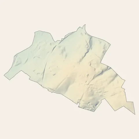 Gauchy : relief