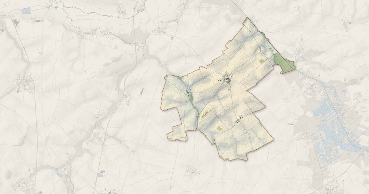 Portrait cartographique de Grandlup-et-Fay : relief, eau, forêts, bâti et voies, calculés à partir des données de l'IGN