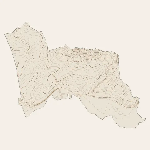 Villeneuve-sur-Aisne : courbes de niveau