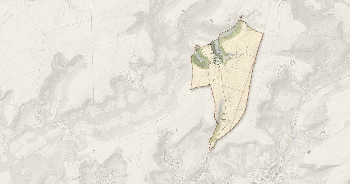 Portrait cartographique de Leury : relief, eau, forêts, bâti et voies, calculés à partir des données de l'IGN