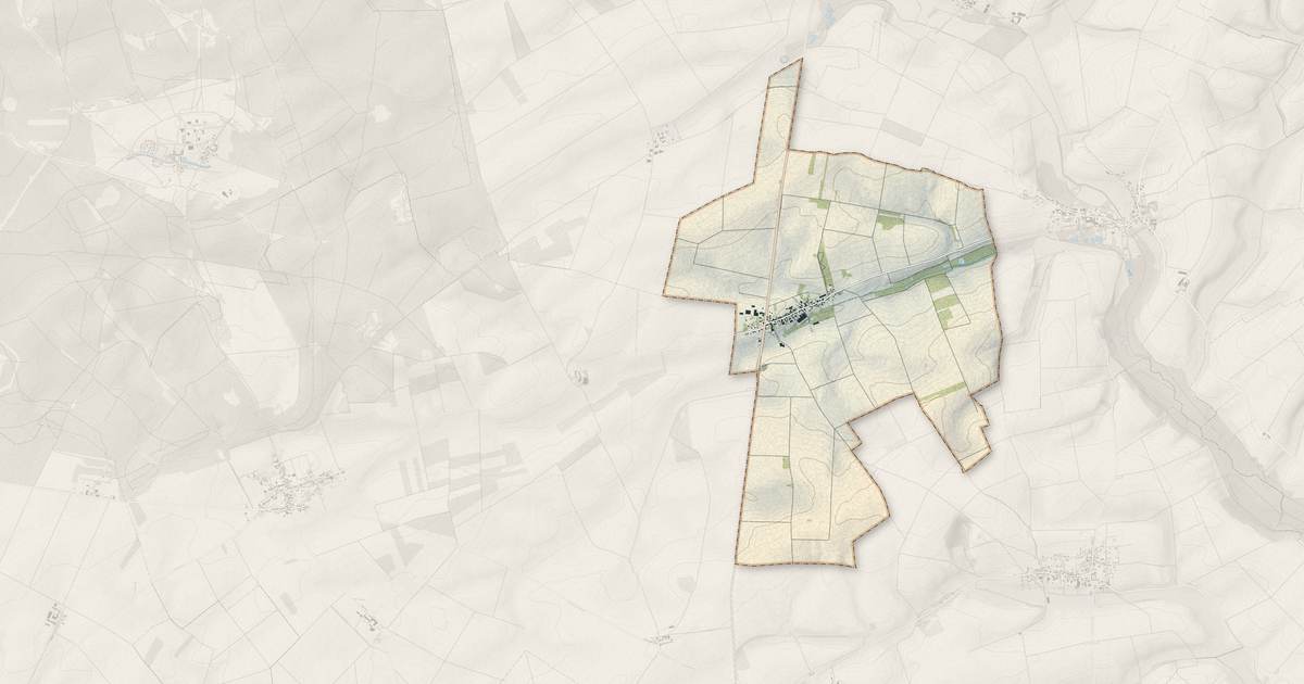Portrait cartographique de Lor : relief, eau, forêts, bâti et voies, calculés à partir des données de l'IGN
