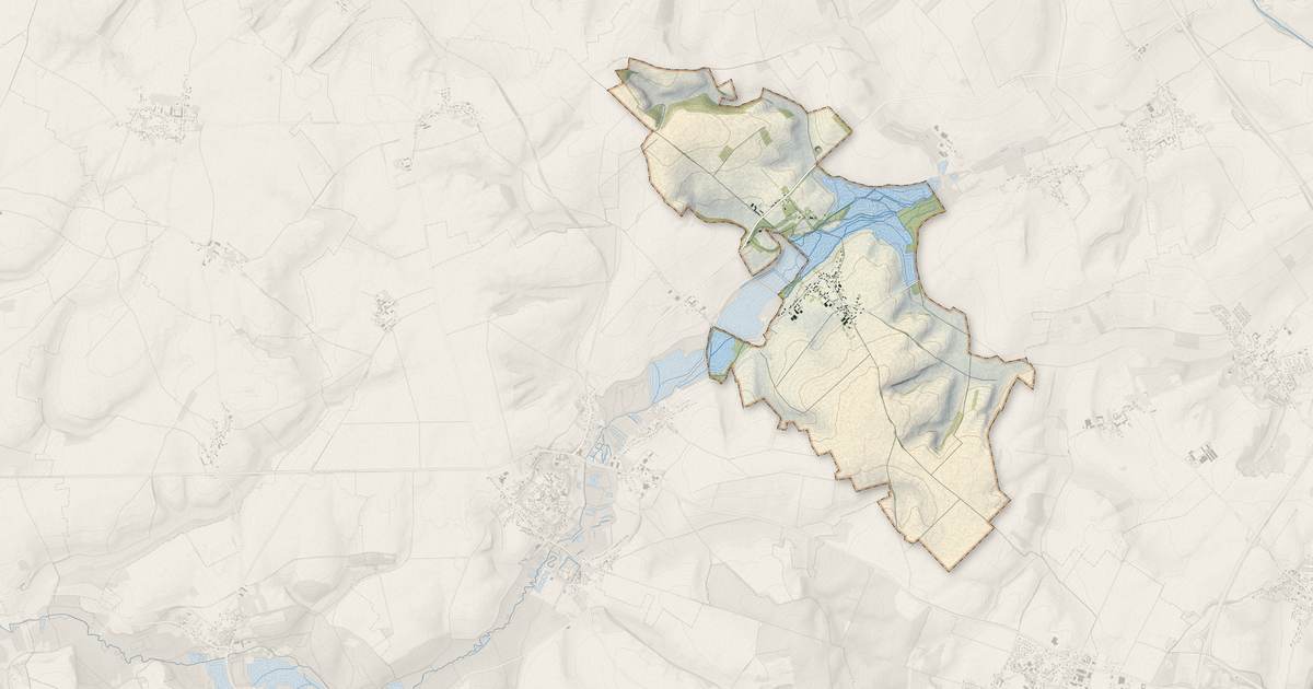 Portrait cartographique de Maissemy : relief, eau, forêts, bâti et voies, calculés à partir des données de l'IGN