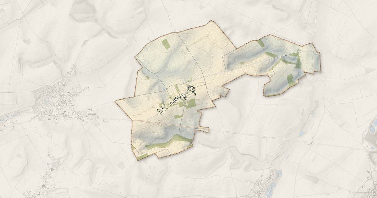 Portrait cartographique de Marcy : relief, eau, forêts, bâti et voies, calculés à partir des données de l'IGN