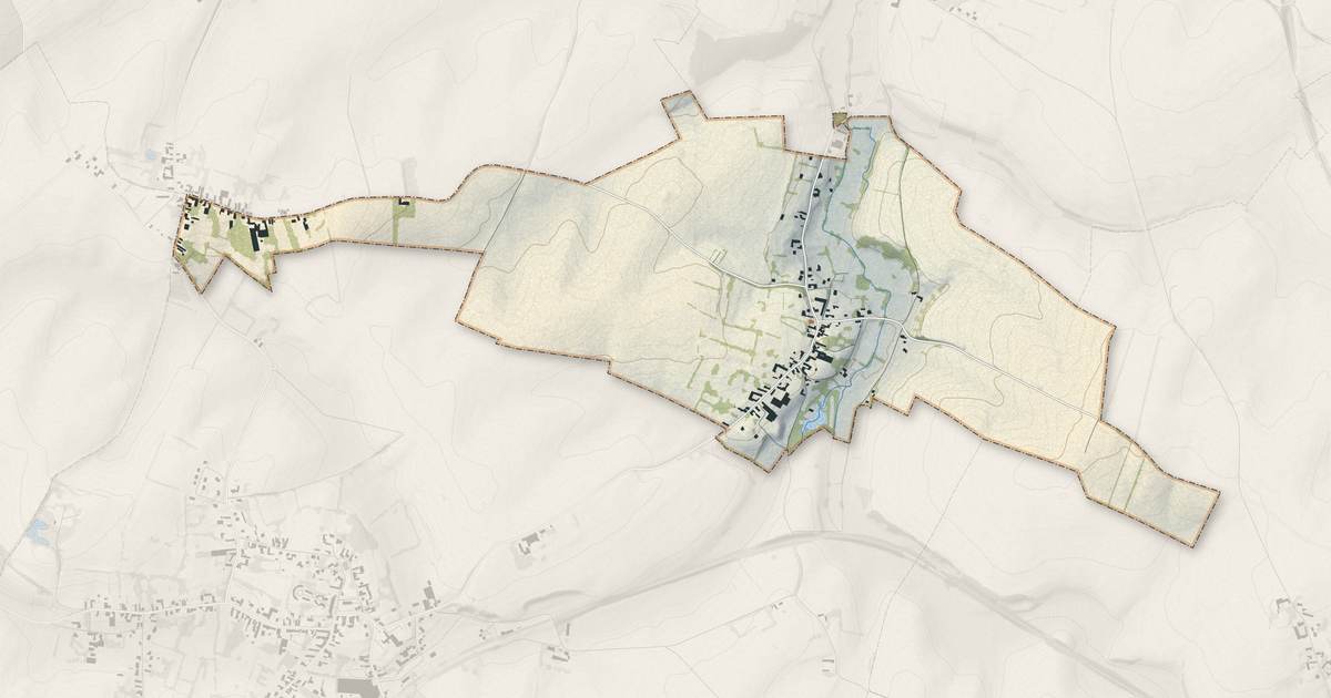 Portrait cartographique de Molain : relief, eau, forêts, bâti et voies, calculés à partir des données de l'IGN