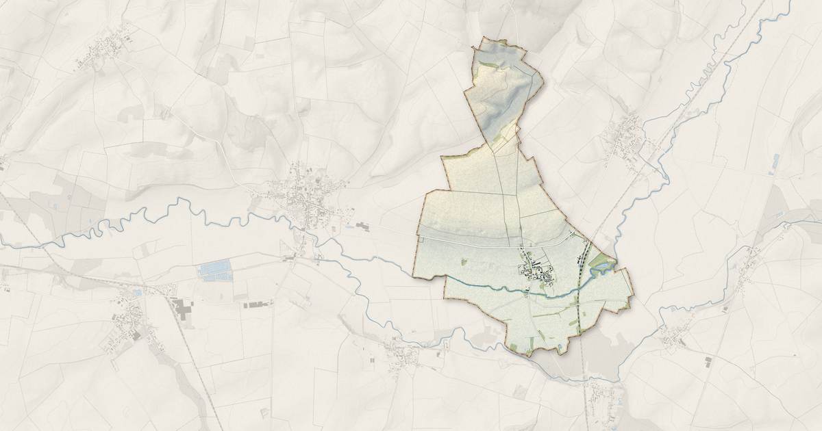 Portrait cartographique de Mortiers : relief, eau, forêts, bâti et voies, calculés à partir des données de l'IGN