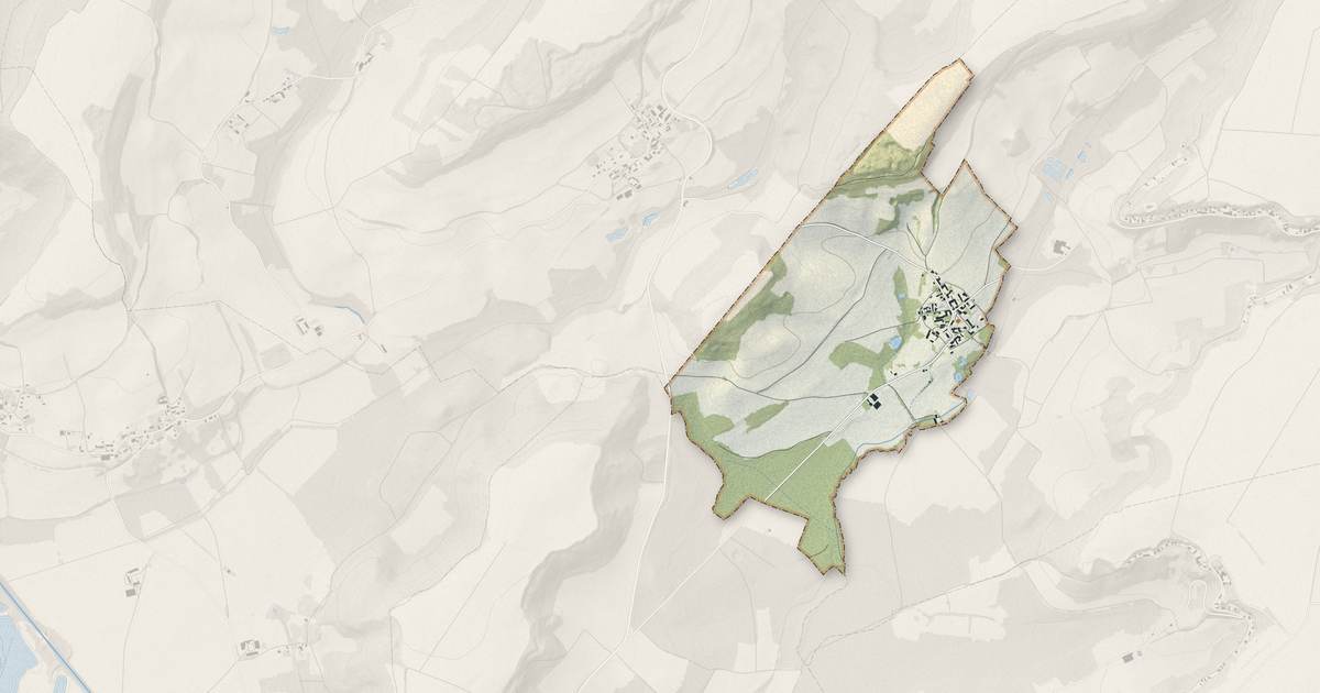 Portrait cartographique de Moulins : relief, eau, forêts, bâti et voies, calculés à partir des données de l'IGN