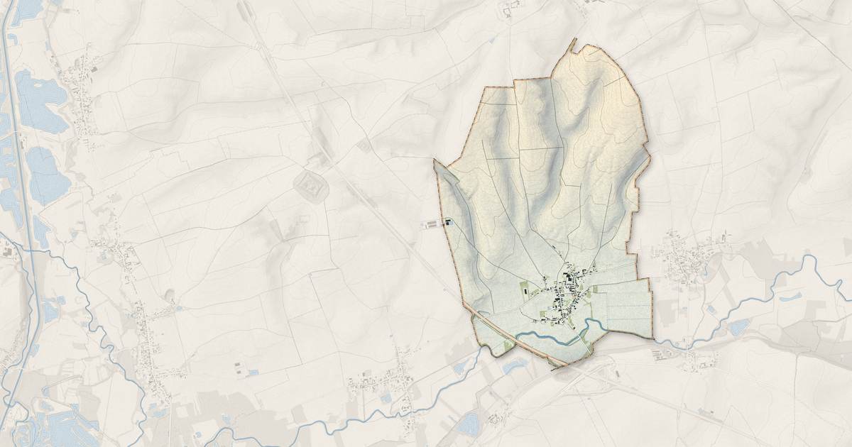 Portrait cartographique de Nouvion-le-Comte : relief, eau, forêts, bâti et voies, calculés à partir des données de l'IGN