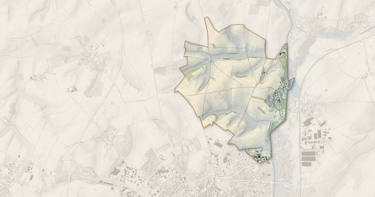 Portrait cartographique de Omissy : relief, eau, forêts, bâti et voies, calculés à partir des données de l'IGN