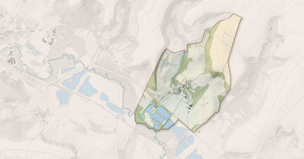 Portrait cartographique de Paars : relief, eau, forêts, bâti et voies, calculés à partir des données de l'IGN