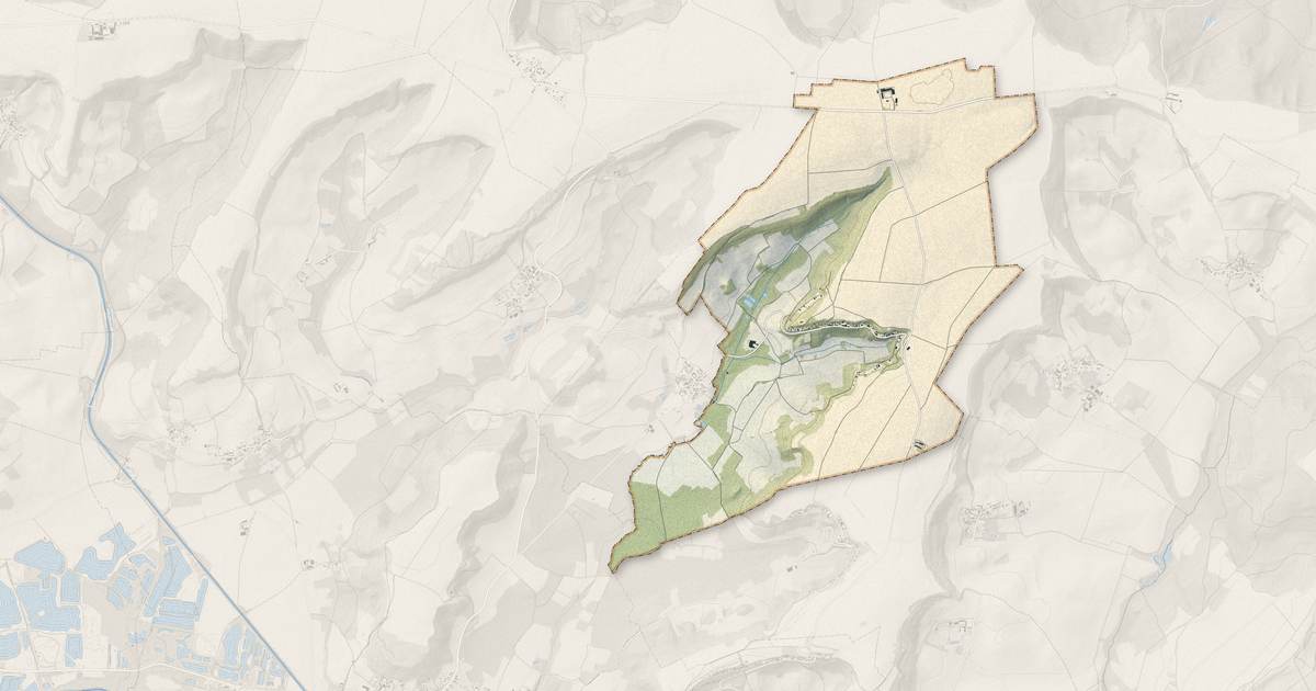 Portrait cartographique de Paissy : relief, eau, forêts, bâti et voies, calculés à partir des données de l'IGN