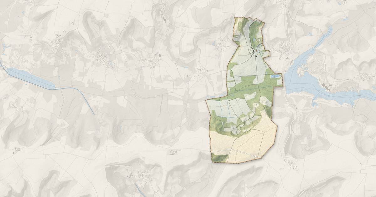 Portrait cartographique de Pancy-Courtecon : relief, eau, forêts, bâti et voies, calculés à partir des données de l'IGN