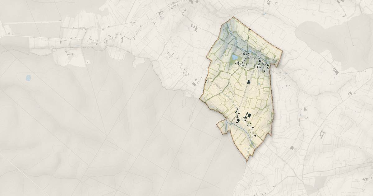Portrait cartographique de Papleux : relief, eau, forêts, bâti et voies, calculés à partir des données de l'IGN
