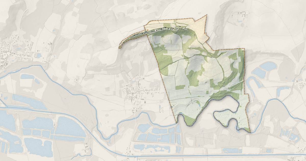 Portrait cartographique de Pargnan : relief, eau, forêts, bâti et voies, calculés à partir des données de l'IGN