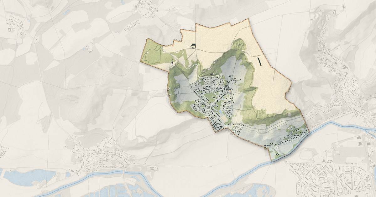 Portrait cartographique de Pasly : relief, eau, forêts, bâti et voies, calculés à partir des données de l'IGN