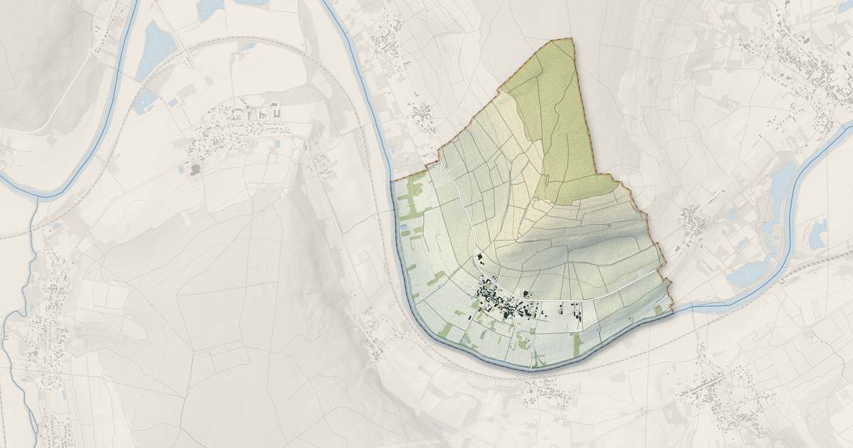 Portrait cartographique de Passy-sur-Marne : relief, eau, forêts, bâti et voies, calculés à partir des données de l'IGN