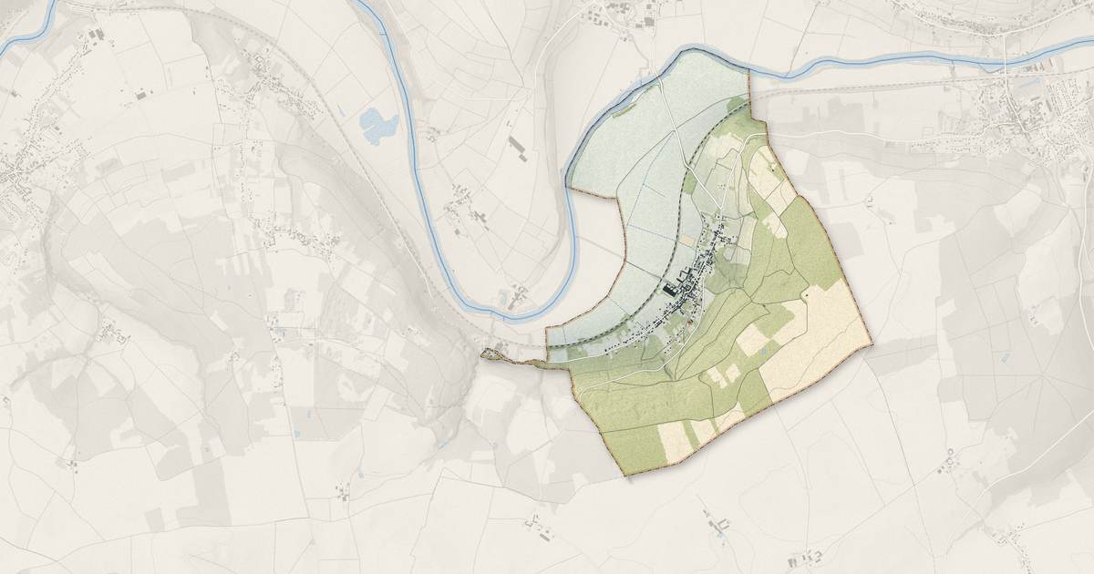 Portrait cartographique de Pavant : relief, eau, forêts, bâti et voies, calculés à partir des données de l'IGN