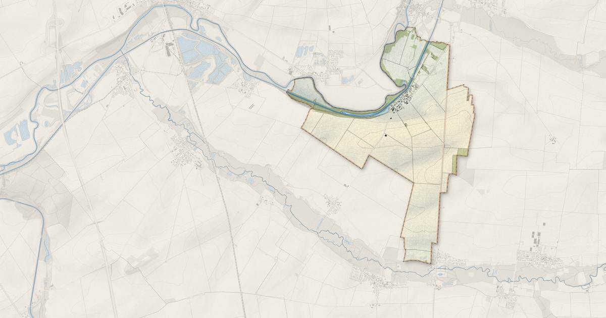 Portrait cartographique de Pignicourt : relief, eau, forêts, bâti et voies, calculés à partir des données de l'IGN