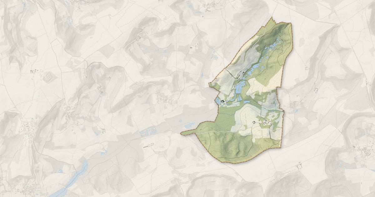 Portrait cartographique de Ployart-et-Vaurseine : relief, eau, forêts, bâti et voies, calculés à partir des données de l'IGN