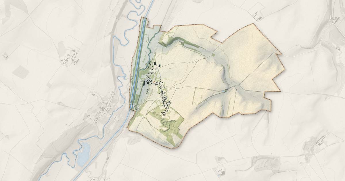 Portrait cartographique de Proix : relief, eau, forêts, bâti et voies, calculés à partir des données de l'IGN