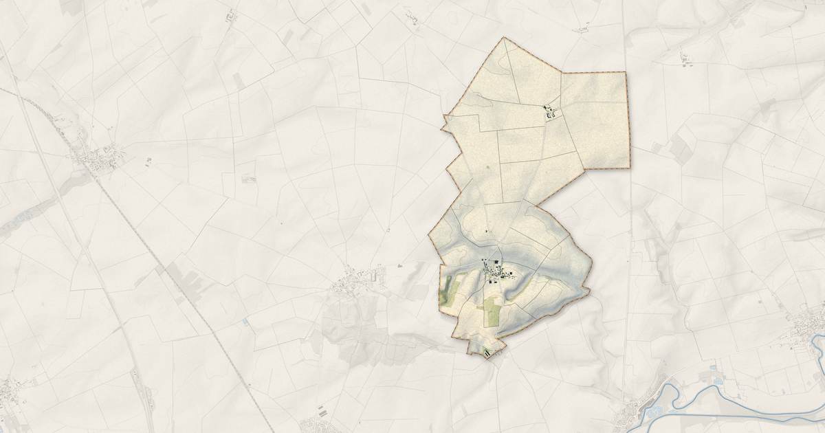 Portrait cartographique de Proviseux-et-Plesnoy : relief, eau, forêts, bâti et voies, calculés à partir des données de l'IGN