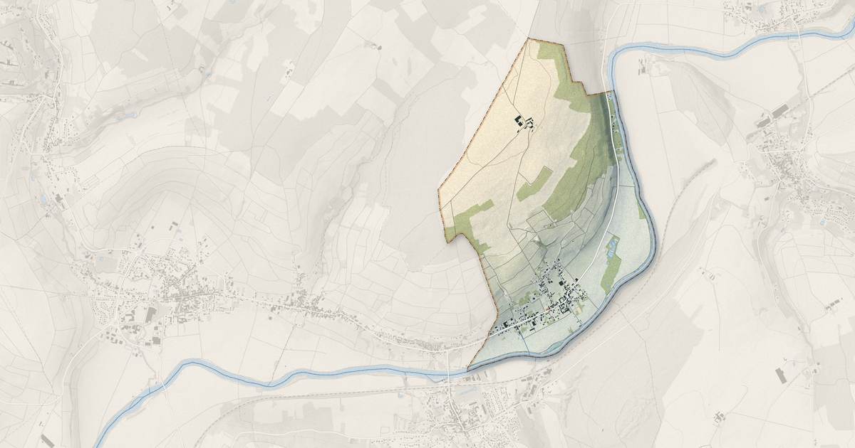 Portrait cartographique de Romeny-sur-Marne : relief, eau, forêts, bâti et voies, calculés à partir des données de l'IGN
