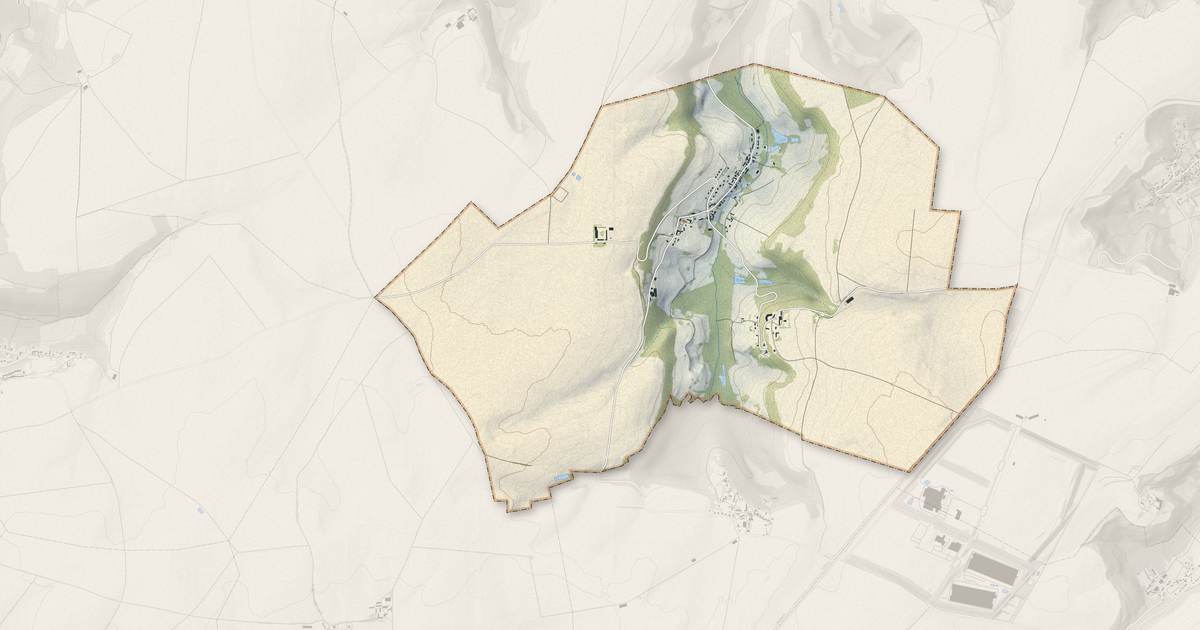 Portrait cartographique de Saconin-et-Breuil : relief, eau, forêts, bâti et voies, calculés à partir des données de l'IGN