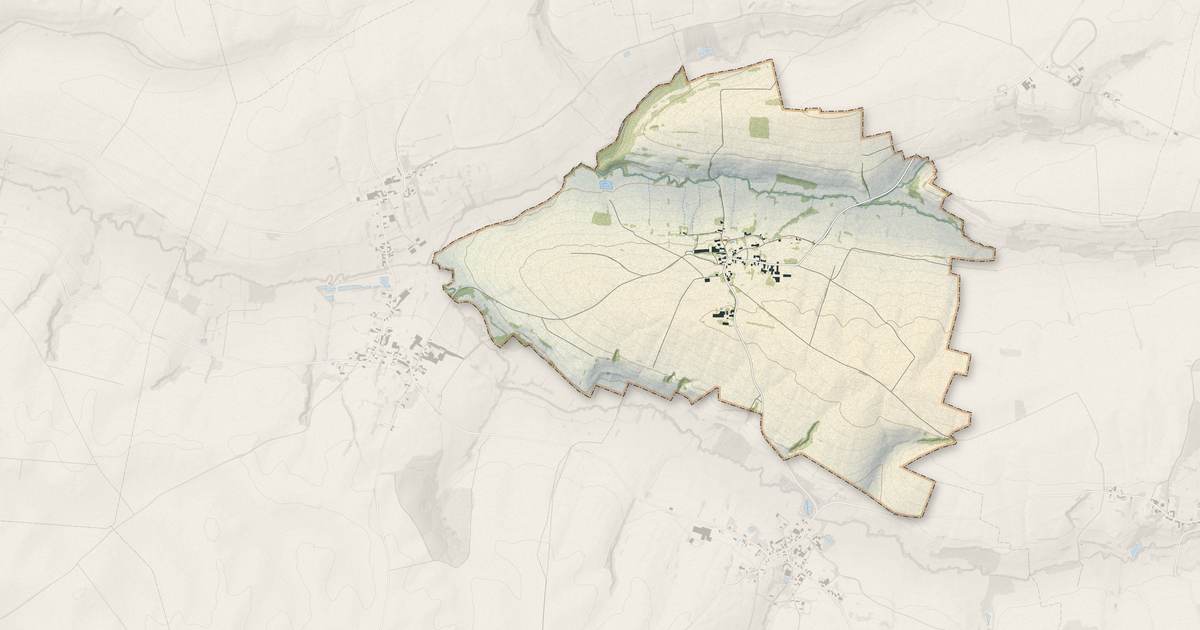 Portrait cartographique de Saint-Clément : relief, eau, forêts, bâti et voies, calculés à partir des données de l'IGN