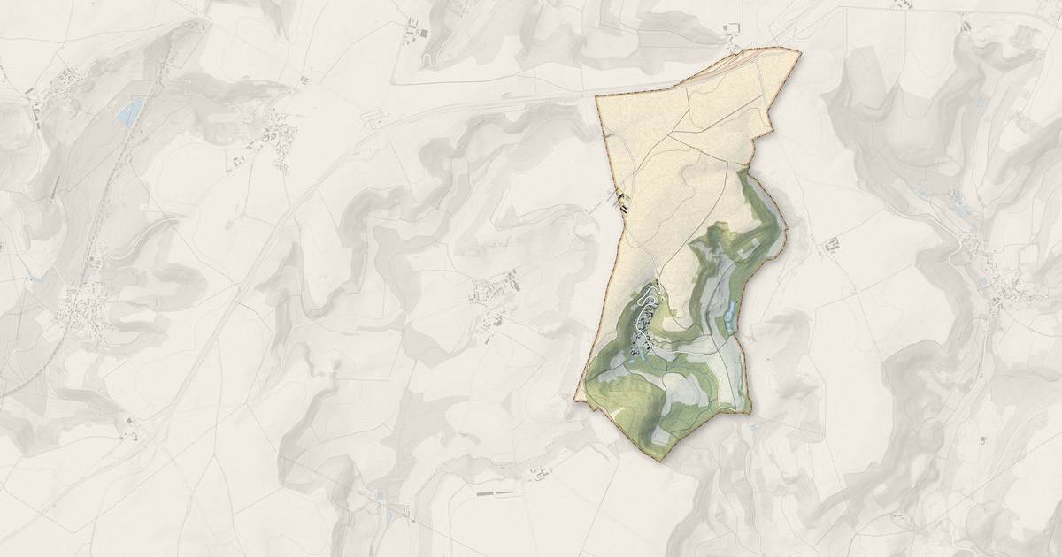 Portrait cartographique de Sancy-les-Cheminots : relief, eau, forêts, bâti et voies, calculés à partir des données de l'IGN