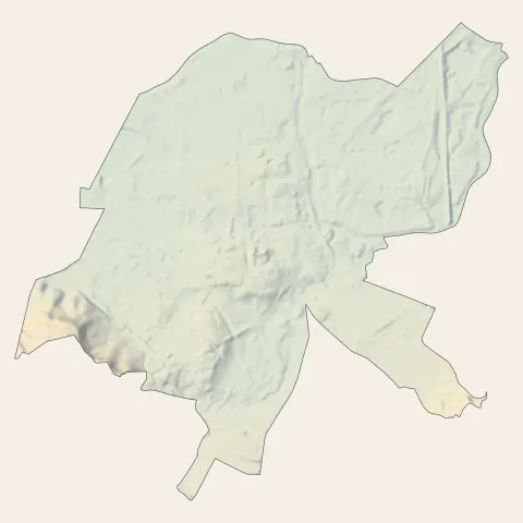 Soissons : relief