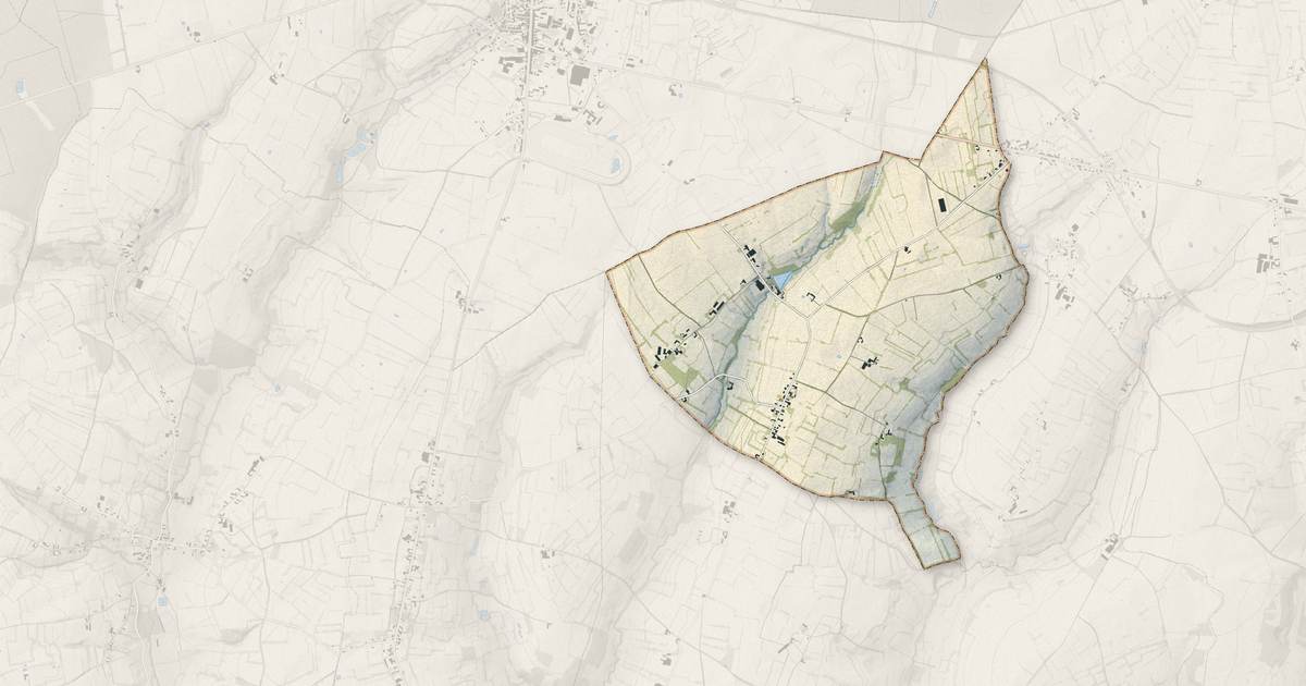 Portrait cartographique de Sommeron : relief, eau, forêts, bâti et voies, calculés à partir des données de l'IGN