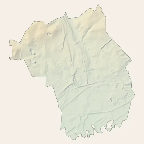 Tergnier : relief