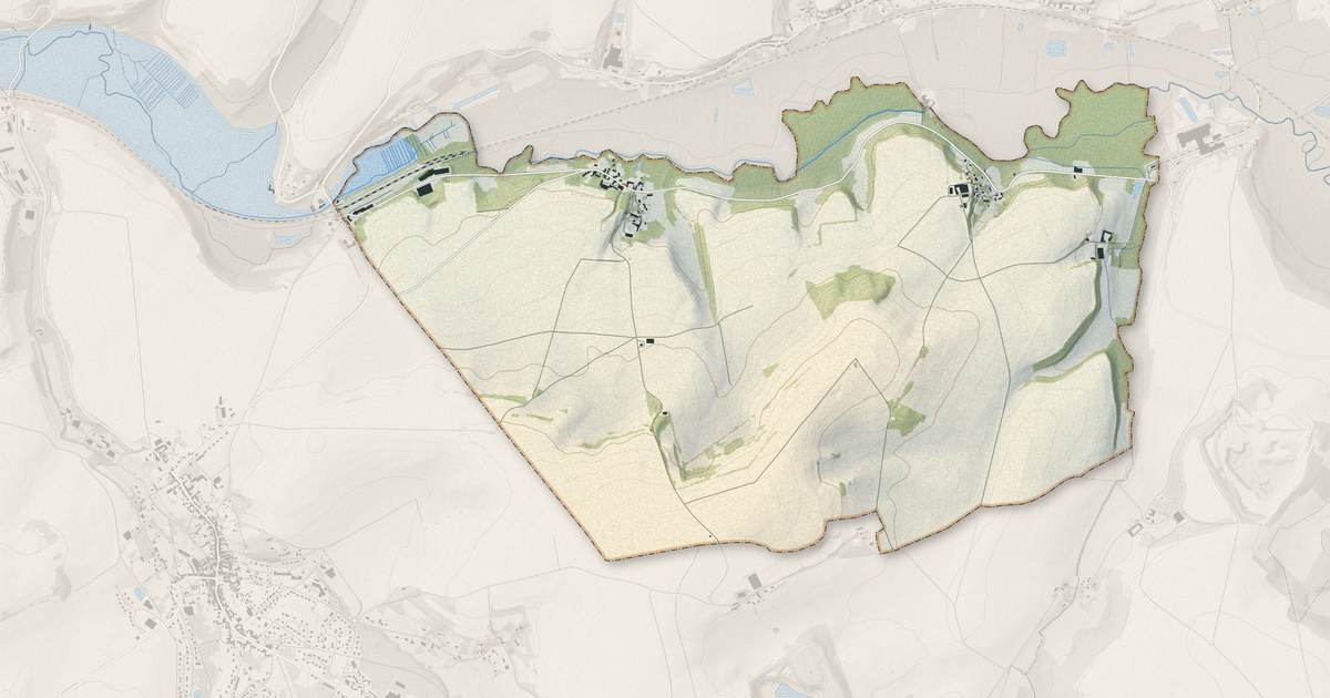 Portrait cartographique de Vichel-Nanteuil : relief, eau, forêts, bâti et voies, calculés à partir des données de l'IGN