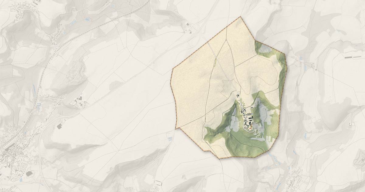 Portrait cartographique de Vregny : relief, eau, forêts, bâti et voies, calculés à partir des données de l'IGN