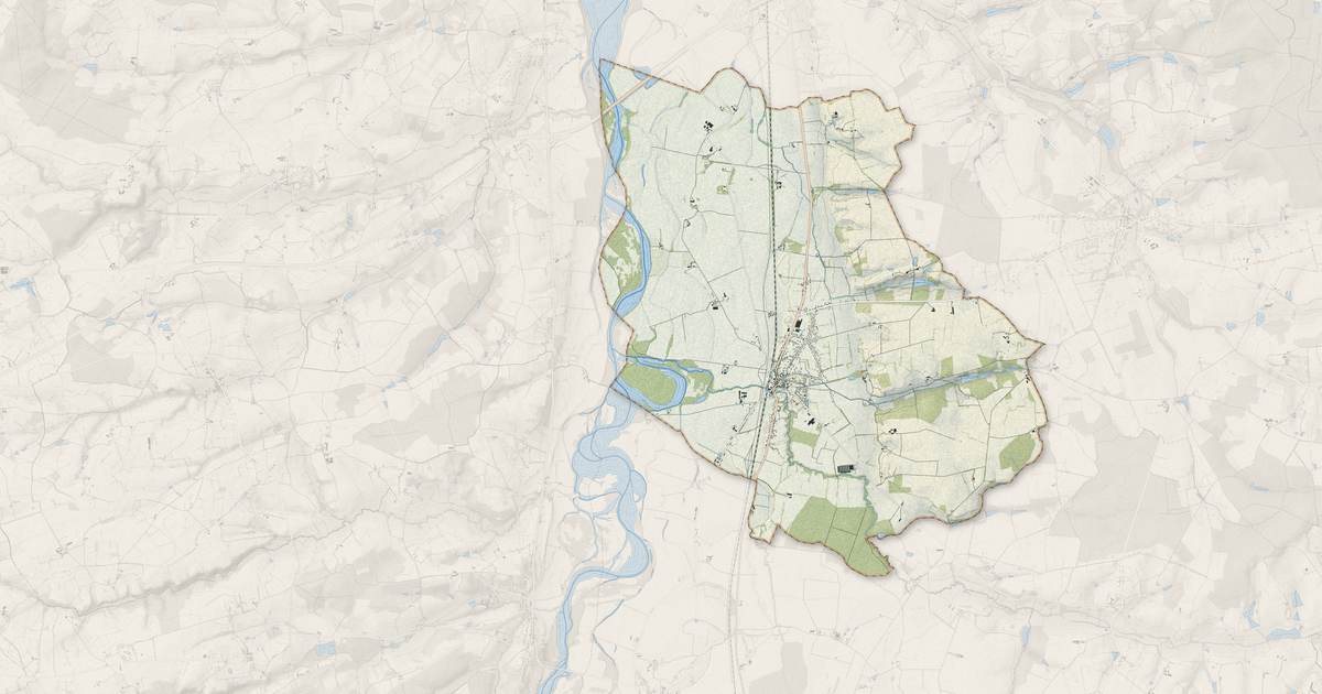 Portrait cartographique de Bessay-sur-Allier : relief, eau, forêts, bâti et voies, calculés à partir des données de l'IGN