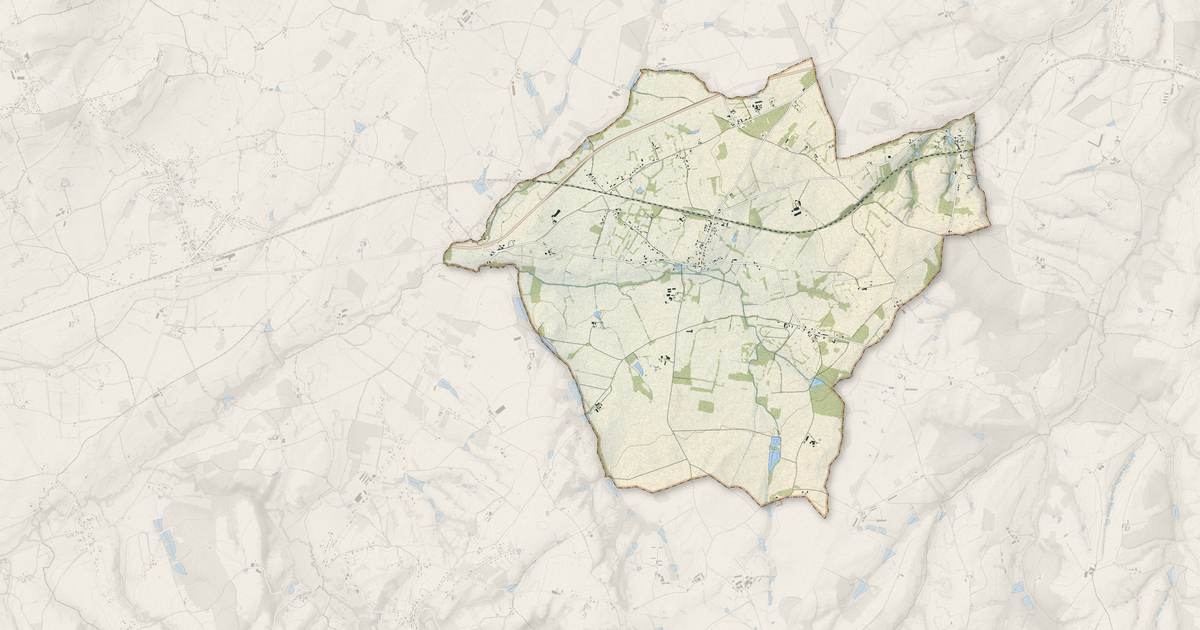 Portrait cartographique de Billezois : relief, eau, forêts, bâti et voies, calculés à partir des données de l'IGN