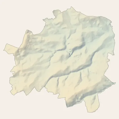 Bourbon-l'Archambault : relief