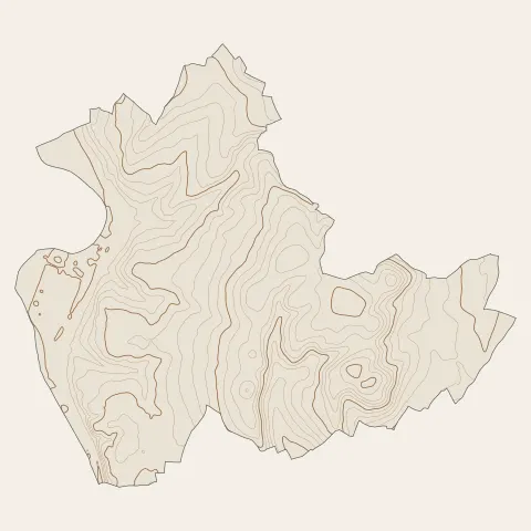 Creuzier-le-Vieux : courbes de niveau