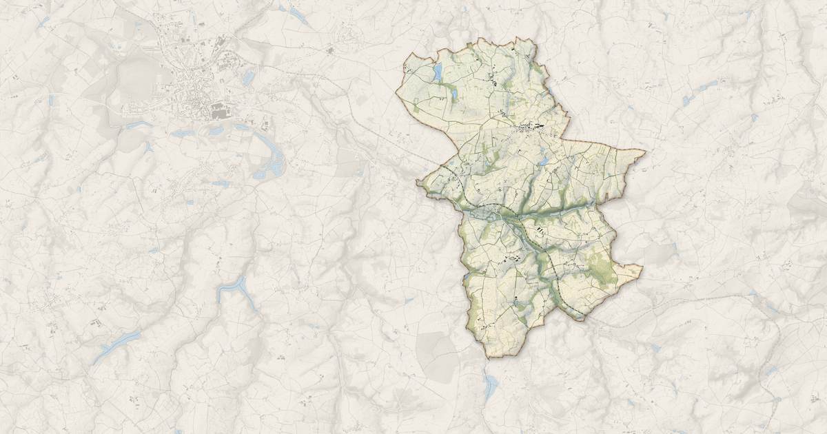 Portrait cartographique de Hyds : relief, eau, forêts, bâti et voies, calculés à partir des données de l'IGN