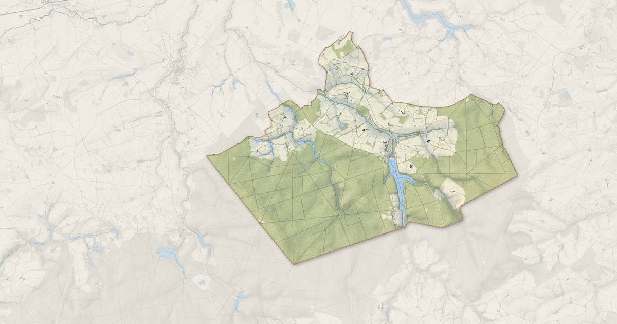 Portrait cartographique de Isle-et-Bardais : relief, eau, forêts, bâti et voies, calculés à partir des données de l'IGN